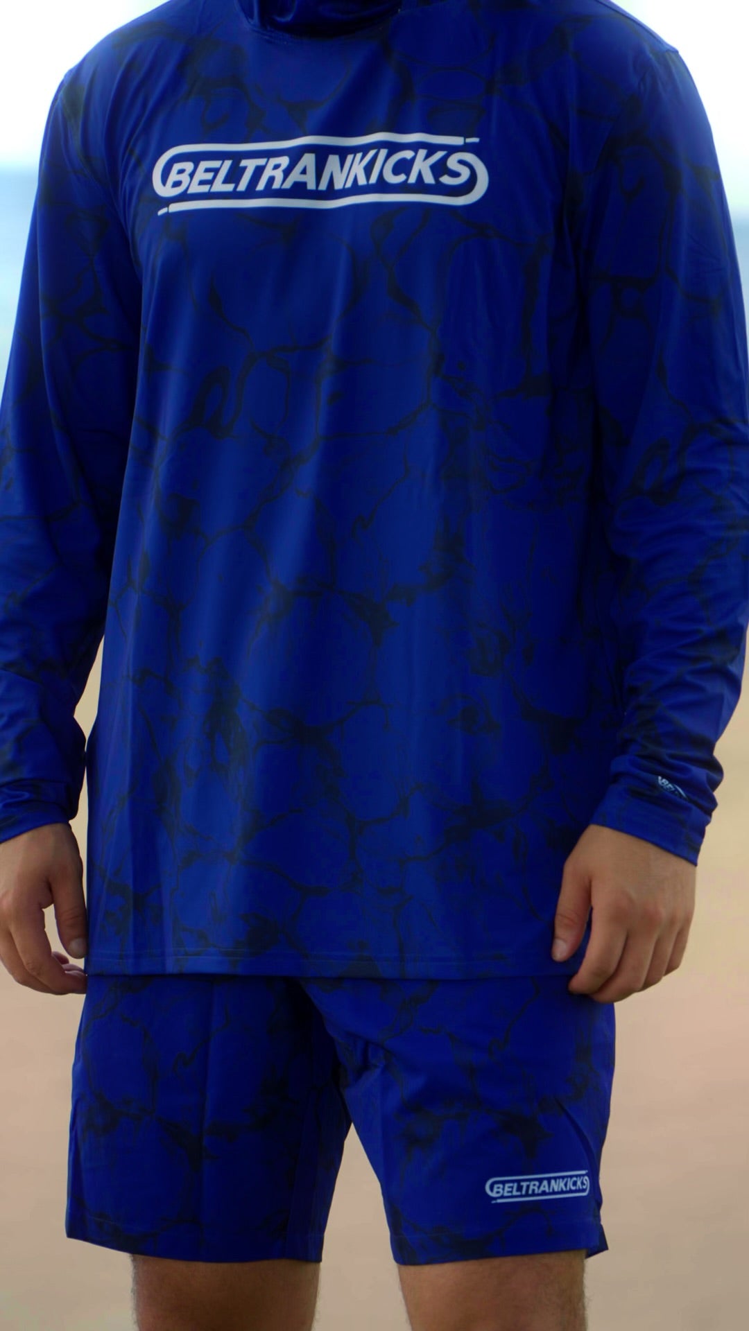Beltrankicks Beach Shirt Blue