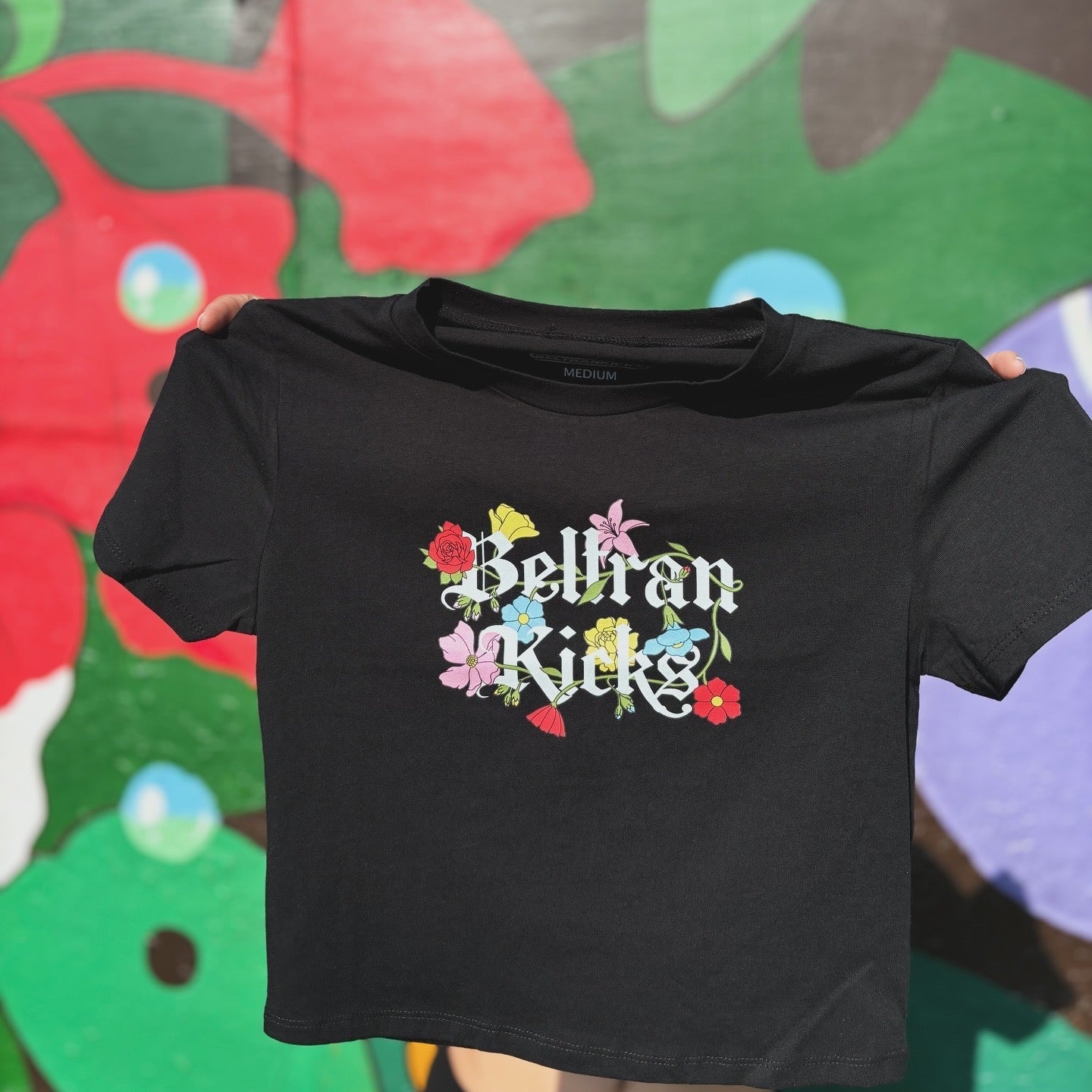 Beltrankicks fit women’s Flowers crop top