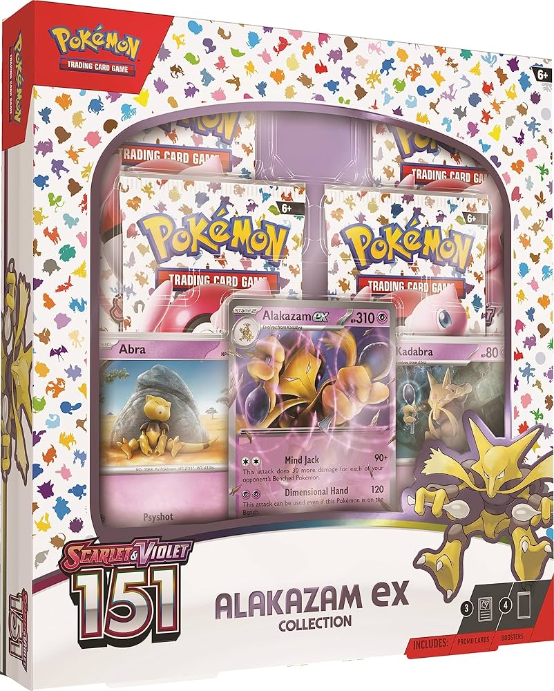 Pokemon TCG Scarlet & Violet 151 Alakazam Ex Box