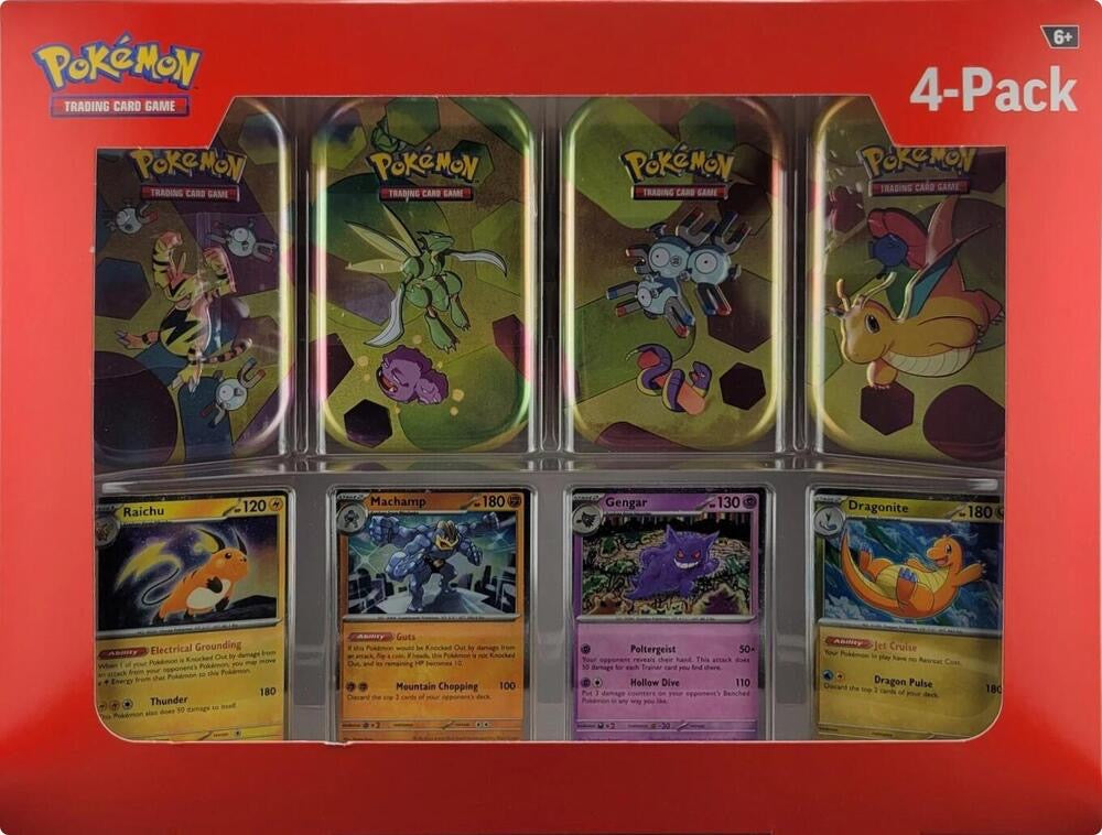 Sam's Club 151 (4 Mini Tins + 4 Promo Cards Bundle) - SV: Scarlet & Violet 151