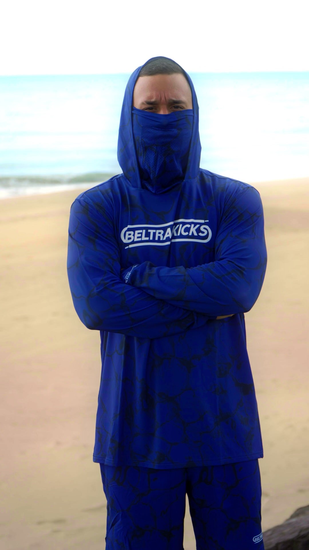 Beltrankicks Beach Shirt Blue