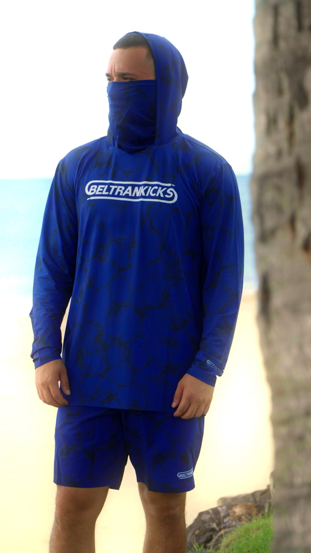 Beltrankicks Beach Shirt Blue