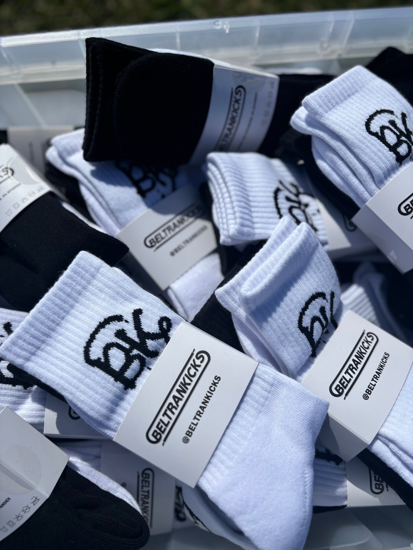 Beltrankicks Socks 2-pack (B&W)