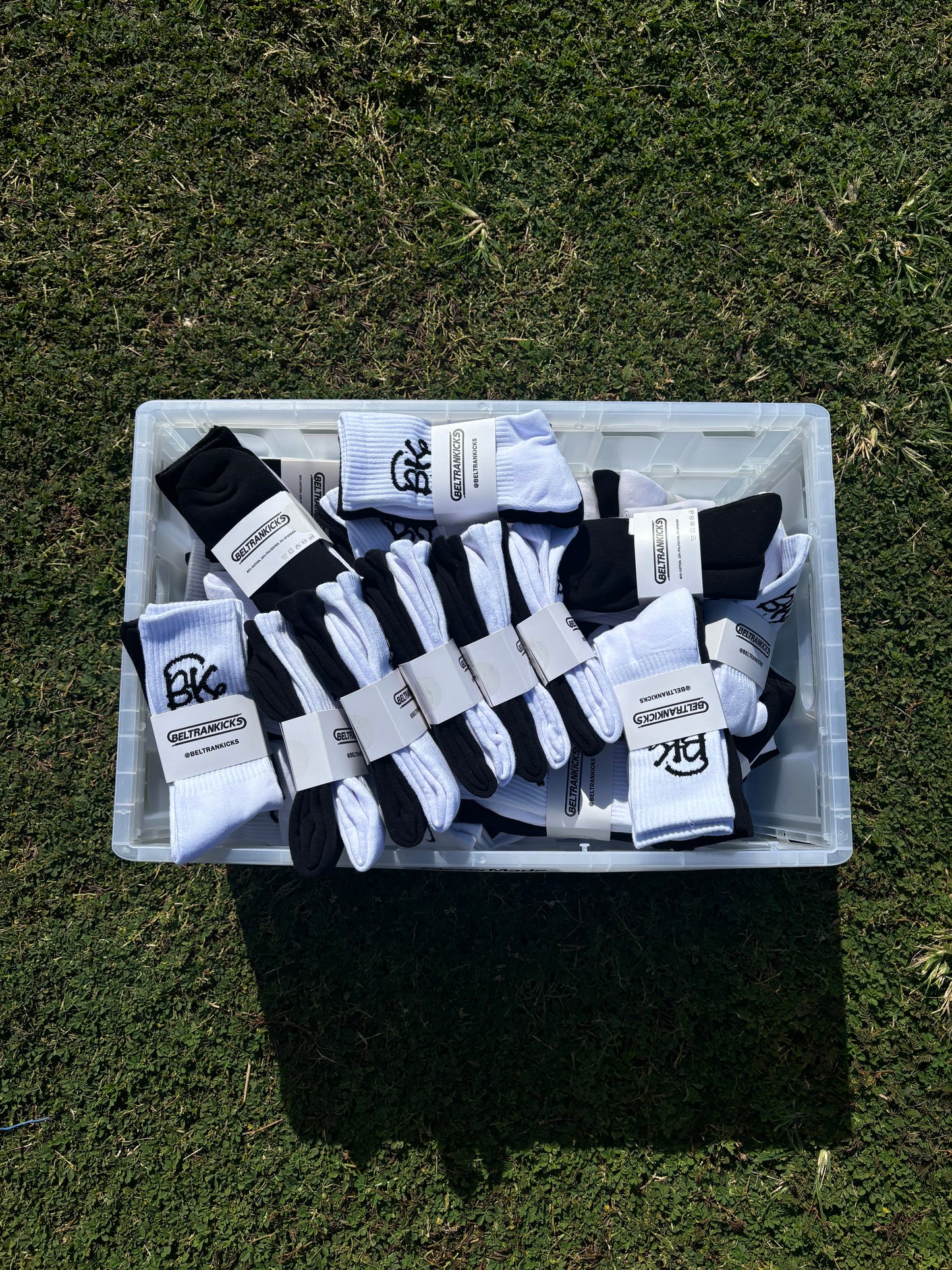 Beltrankicks Socks 2-pack (B&W)