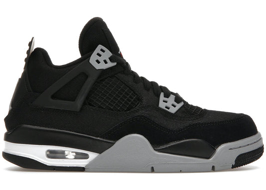 Jordan 4 Black Canvas GS