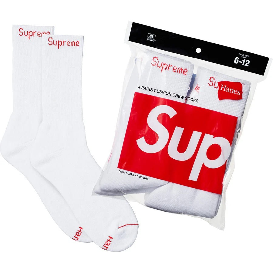 Supreme Hanes Socks 4 Pack