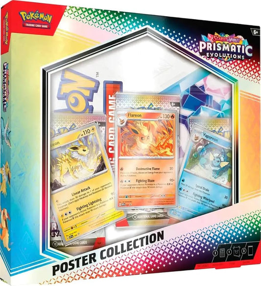Pokemon TCG  Scarlet & Violet Prismatic Evolutions Poster Collection