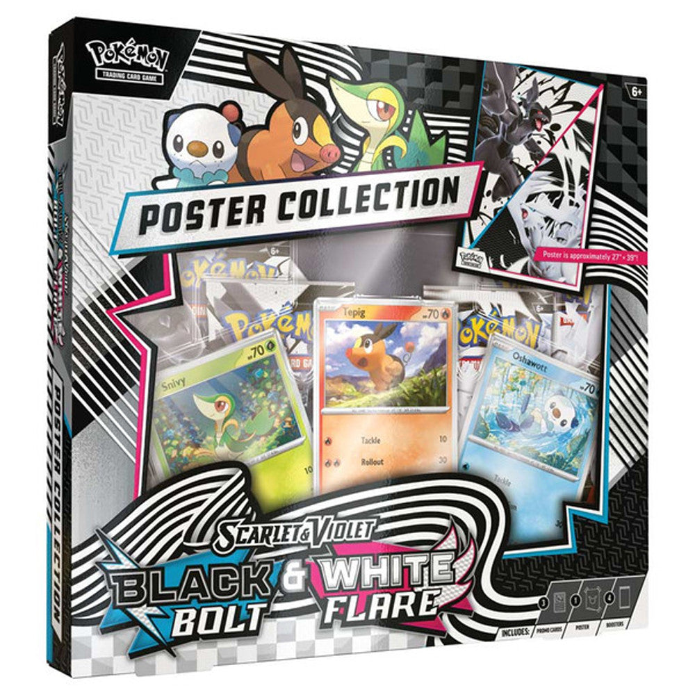 Pokémon TCG Black Bolt & White Flare Unova Poster Collection