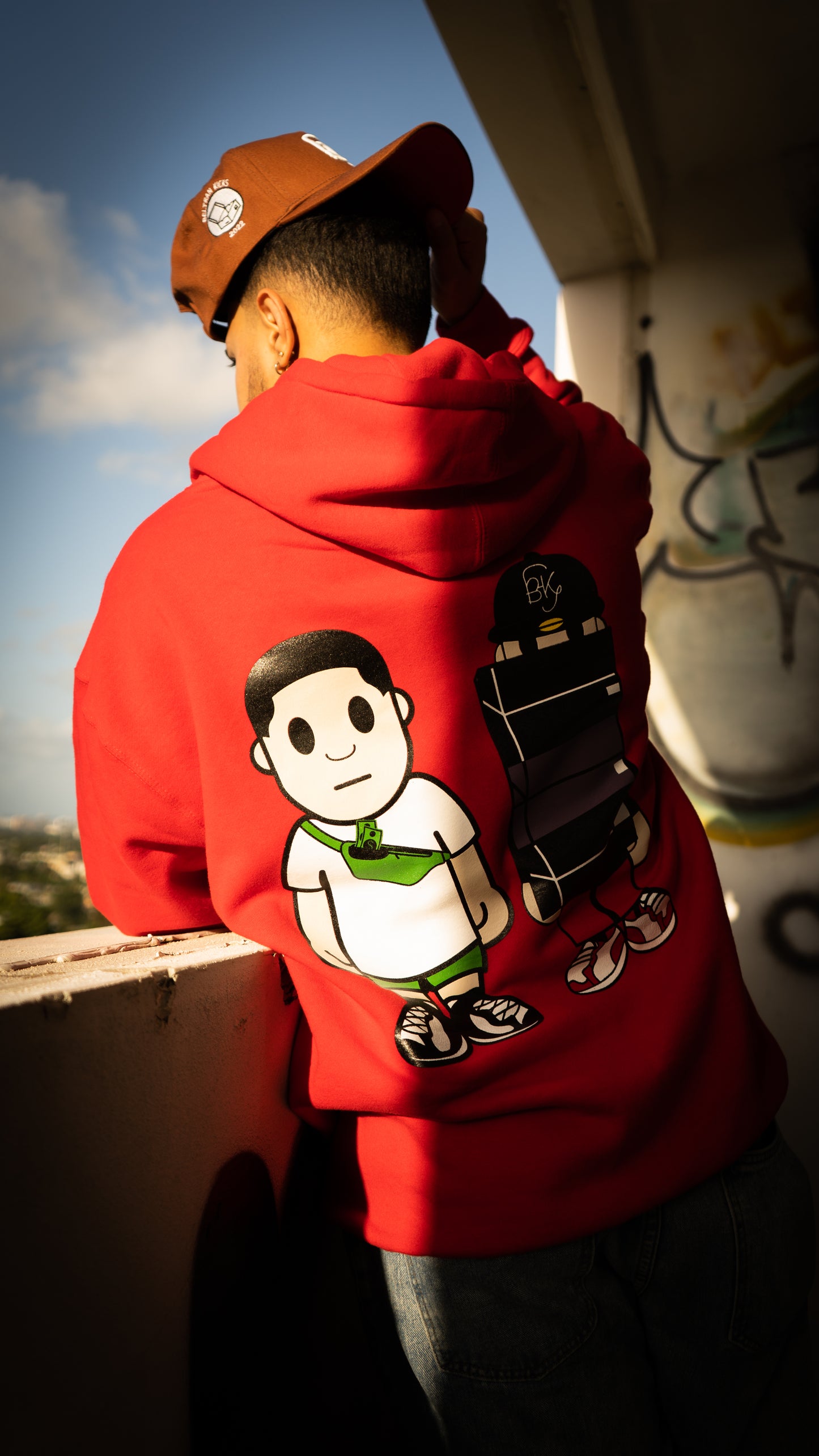 Beltrankicks Red Meet Up Hoodie