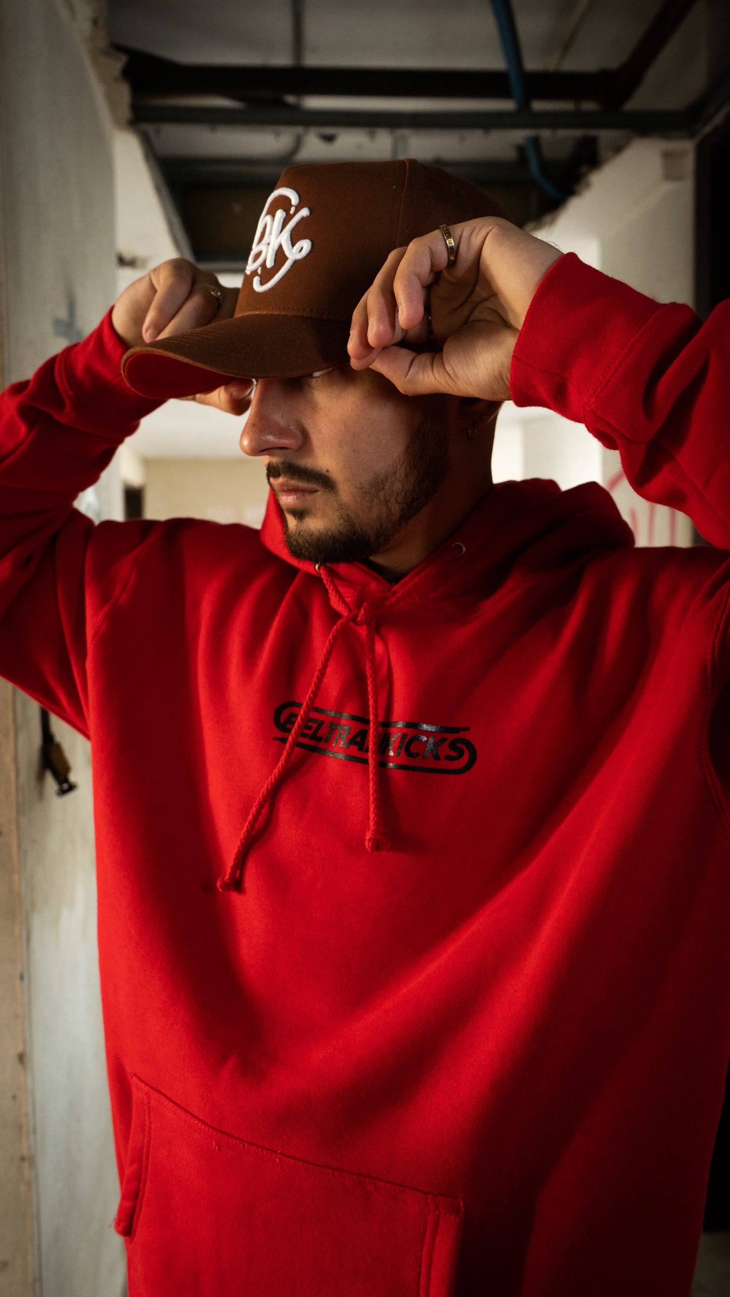 Beltrankicks Red Meet Up Hoodie